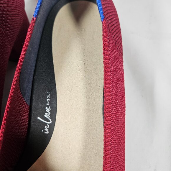 Rothy's The High Point Autumn Red Heels Women's Size 9 NWOT - Picture 7 of 11